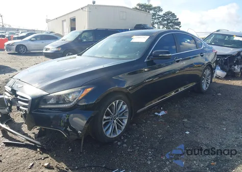 2017 Genesis G80 3.8 из США, поврежденный, VIN KMHGN4JE7HU188954